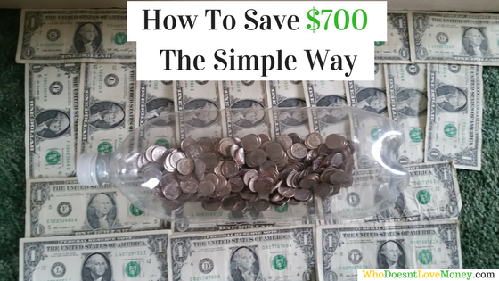 How To Save $700 - The Simple Way | WhoDoesntLoveMoney.com